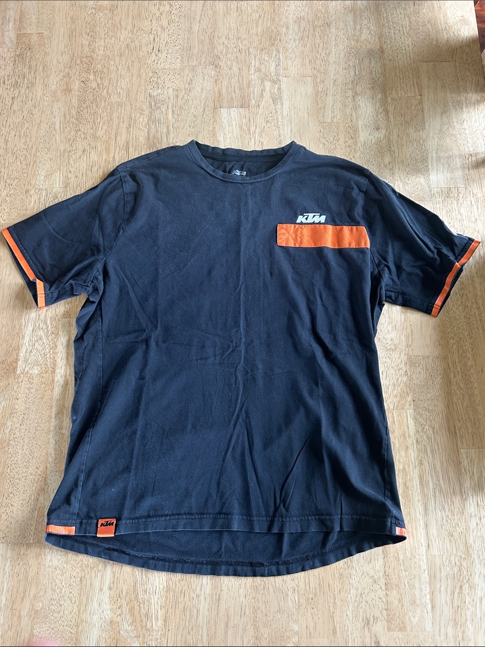 Men’s KTM Black Short-Sleeve Logo Tee
